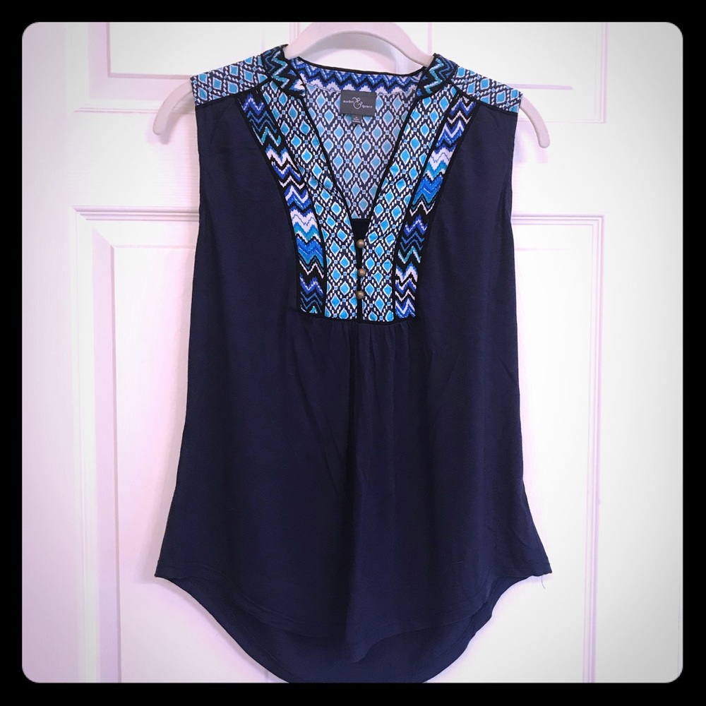 Market & Spruce Henley Tank